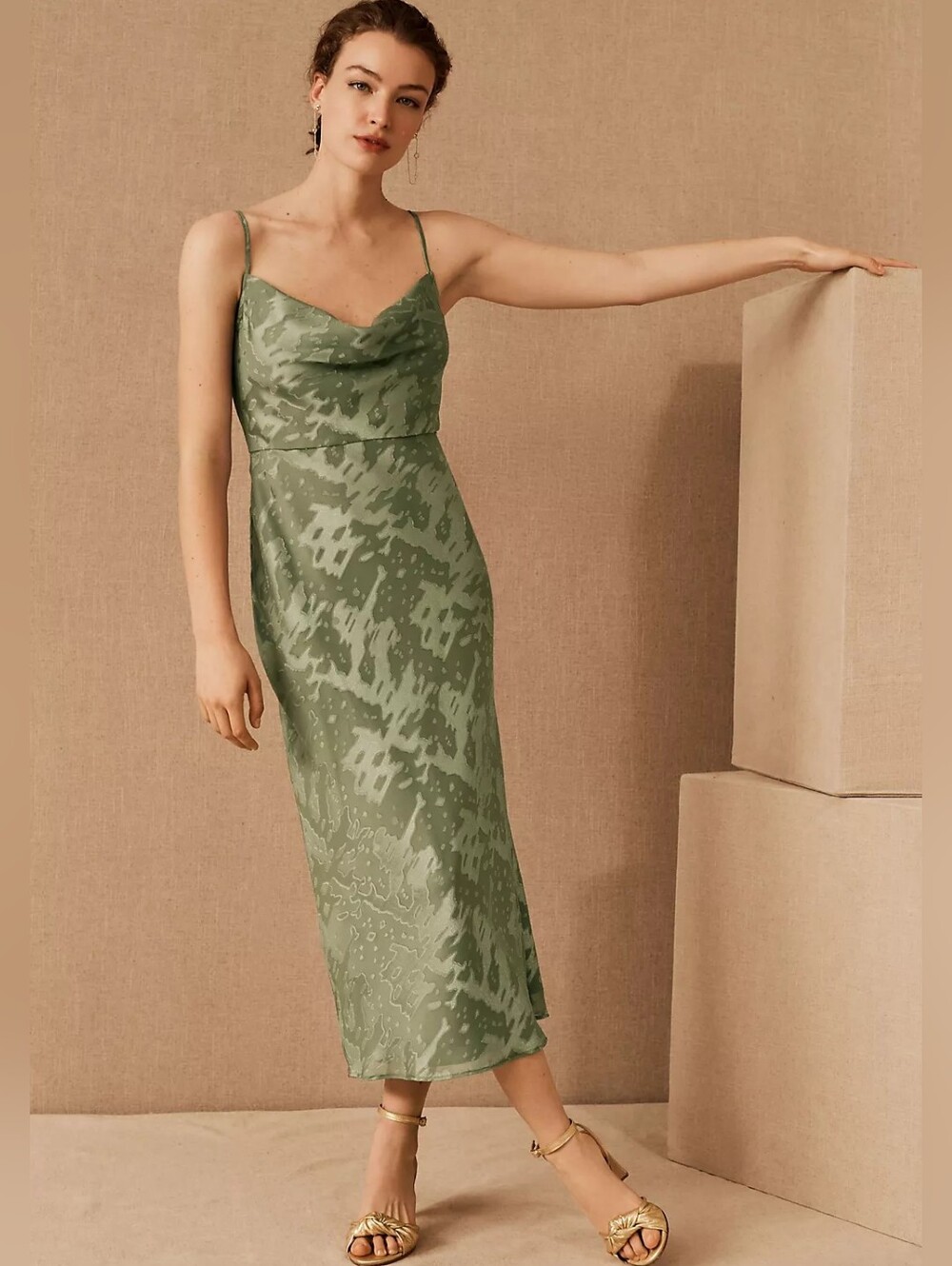 Anthropologie Hutch Kinsey Midi Dress
